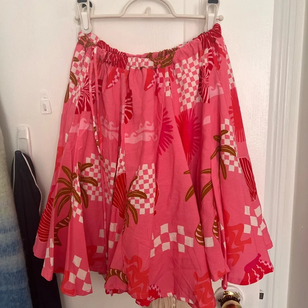 Pink Patterned Skirt - Picture 4 of 8